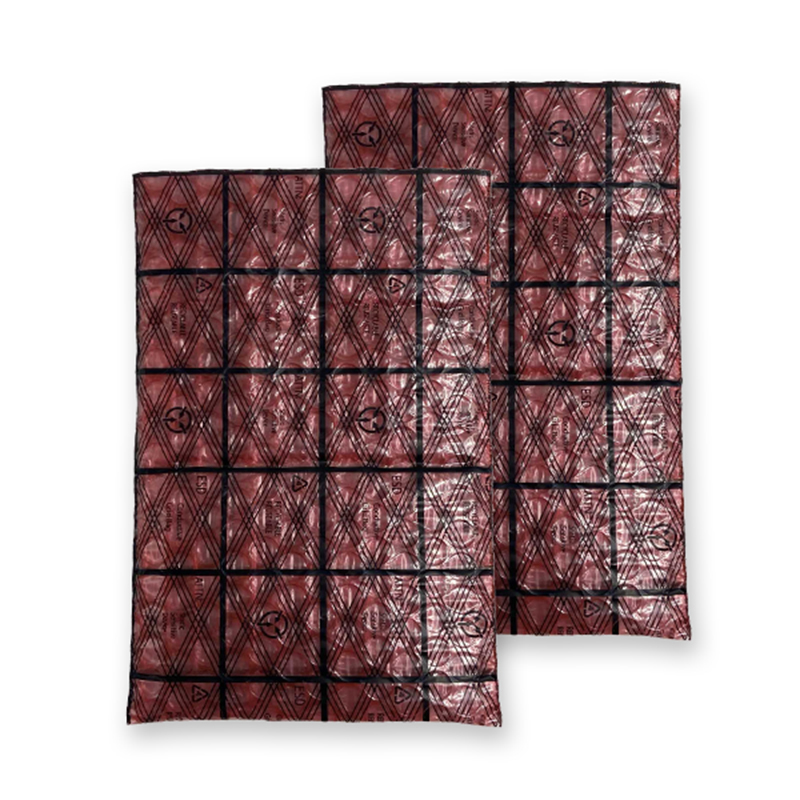 Todos os sacos plásticos de bolhas de filme de malha